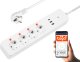 Listwa zasilająca Blow 98-424# Inteligentna listwa zasilająca biała 3m 2xusb+usb-c wifi tuya 1