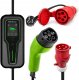 Qoltec Adapter  Qoltec do ładowarek EV | gniazdo CEE 16A 5P | 400V na SCHUKO 230V | 3.5 kW 2