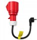 Qoltec Adapter  Qoltec do ładowarek EV | gniazdo CEE 16A 5P | 400V na SCHUKO 230V | 3.5 kW 5