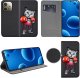 krainaGSM Etui do Oppo A5 Pro 5G MAGNET WZORY CASE + SZKŁO 9H 2