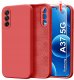 krainaGSM Etui do Samsung Galaxy A37 5G CASE Silicone ELASTYCZNE + Szkło 9H 1