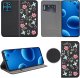 krainaGSM Etui do Motorola Moto G57 | G57 Power MAGNET WZORY CASE + SZKŁO 9H 3