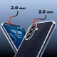krainaGSM Etui bezbarwne do Samsung A57 5G WZMACNIANE CLEAR CASE 2MM + Szkło 9H 5