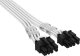 Corsair Premium Sleeved 12V-2x6 do 2x 6+2-Pin-PCIe kabel, Universal - biały 1