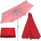 Majowo Poszycie wymienne materiał parasola ogrodowego 8 ramion 300cm - czerwone 8