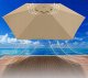 Majowo Poszycie wymienne materiał parasola ogrodowego 6 ramion 270cm - khaki 4