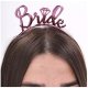 Party Deco Szarfa+Welon Bride+Opaska Rosegold Panieński 3