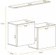 ASM Meble Meblościanka SWITCH LAMEL SB1 dąb wotan/czarna ASM Meble 4
