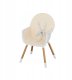 FUN BABY Krzesełko Do Karmienia Dzieci Regulowane Tulano Morsel Beige 2W1 6