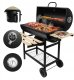 Home Life Grill Z Pokrywą Ogrodowy Węglowy Duży Mark Adler Roast 8.0 Na Kółkach 10