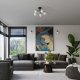 Lampa wisząca Astro Lighting Żyrandol ASTRAL 5 czarny SOLLUX  LIGHTING 10
