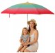Koopman Parasol plażowy ogrodowy 180cm Kolorowa Ochrona Przed Słońcem z UV 50+ 1