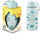 U-grow Brosky Kids Miętowa butelka na wodę dla dzieci w zebry 450ml 1