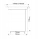 SuperLed Lampka wpustowa do ogrodu Solte 6929 SuperLED IP55 czarna chrom mat 5