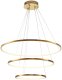 Lampa wisząca Step into Design Zwisowa lampa salonowa Circle Slim ST-10112P-3 LED 53W 3000K okrągła złota 2
