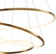 Lampa wisząca Step into Design Zwisowa lampa salonowa Circle Slim ST-10112P-3 LED 53W 3000K okrągła złota 5