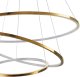 Lampa wisząca Step into Design Zwisowa lampa salonowa Circle Slim ST-10112P-3 LED 53W 3000K okrągła złota 8