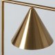 Lampa podłogowa Abruzzo Stojąca lampa z marmurem Libro ABR-LPV-E27 Abruzzo regulowana złoty 3
