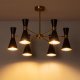 Lampa sufitowa Abruzzo Wielopunktowa lampa sufitowa Libre ABR-LWS-6XE27 Abruzzo czarny złoty 2