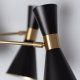Lampa sufitowa Abruzzo Wielopunktowa lampa sufitowa Libre ABR-LWS-6XE27 Abruzzo czarny złoty 5
