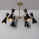 Lampa sufitowa Abruzzo Wielopunktowa lampa sufitowa Libre ABR-LWS-6XE27 Abruzzo czarny złoty 7