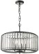 Lampa wisząca DAR Szklana lampa wisząca Naeva NAE0422 Dar Lighting przezroczysta czarna 2