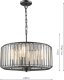 Lampa wisząca DAR Szklana lampa wisząca Naeva NAE0422 Dar Lighting przezroczysta czarna 6