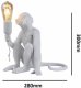 Lampa stołowa Abruzzo Dekoracyjna lampka stojąca Monkey ABR-KARD4-B Abruzzo małpka biały 6