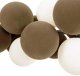 Lampa wisząca Abruzzo Wisząca lampa molekułowa Vino ABR-GRAPPA-H-B nad stół kule szare białe 9