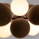 Lampa wisząca Abruzzo Wisząca lampa molekułowa Vino ABR-GRAPPA-H-B nad stół kule szare białe 10