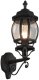 Kinkiet Trio Loftowa lampa elewacyjna Elvo 206967132 do ogrodu IP23 czarna 1