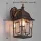 Kinkiet Trio Elewacyjna lampa ścienna Volturno 205967128 IP23 latarnia rdzawy 8