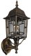 Kinkiet Trio Zewnętrzna lampa ścienna Volturno 205960128 IP23 latarnia rdzawy 2