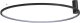 Lampa sufitowa Mdeco Sufitowa lampa Ringa CL0112-L-BK LED 45W 3000-4000K pierścień IP44 czarny 1