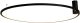 Lampa sufitowa Mdeco Sufitowa lampa Ringa CL0112-L-BK LED 45W 3000-4000K pierścień IP44 czarny 4