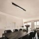 Syntron Natynkowa lampa liniowa 1041 Domeno LED 40W 3000K nad wyspę czarna 8
