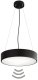 Lampa wisząca TEAM Wisząca lampa z czujnikiem ruchowo-zmierzchowym Cleo 137623600257 czarny 1