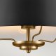 Lampa wisząca Kichler Zwisająca lampa Luella KL-LUELLA-3P-BKB 3-źródła światła mosiężna czarna 4