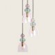 Lampa wisząca Abruzzo Sypialniana lampa wisząca Koloreno ABR-3KOLOK-F Abruzzo fioletowy zielony 2
