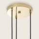 Lampa wisząca Abruzzo Sypialniana lampa wisząca Koloreno ABR-3KOLOK-F Abruzzo fioletowy zielony 6