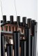 Lampa wisząca Elem Okrągła lampa wisząca NARNI 6235/4 BL Elem nad stół czarny 4