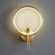 Kinkiet Step into Design Pierścieniowy kinkiet AMICI ST-B3607 gold Step LED 10W 3000K boy złoty 3