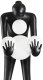 Lampa podłogowa Step into Design Podłogowa lampa WOMAN DN433-F black Step dekoracyjna bańki czarny 3