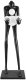 Lampa podłogowa Step into Design Podłogowa lampa WOMAN DN433-F black Step dekoracyjna bańki czarny 5