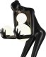 Lampa podłogowa Step into Design Podłogowa lampa WOMAN DN433-F black Step dekoracyjna bańki czarny 7