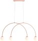 Lampa wisząca Aldex Molekułowa lampa wisząca nad stół UNA 1116L11_S Aldex koralowy 2