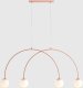 Lampa wisząca Aldex Molekułowa lampa wisząca nad stół UNA 1116L11_S Aldex koralowy 3