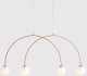 Lampa wisząca Aldex Molekułowa lampa wisząca nad stół UNA 1116L11_S Aldex koralowy 4