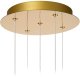 Lampa wisząca Lucide Lampa wisząca kule CINTRA 13499/22/60 LED 21W 2700K mosiądz przezroczysty 5