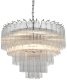 Lampa wisząca ENDON Lampa wisząca szklana Toulouse 104090 tuby nad stół nikiel 1